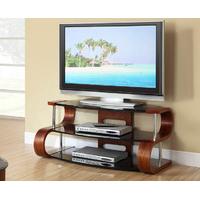 Curve 110cm Walnut S TV Stand