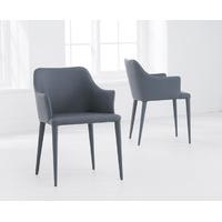 Cuba Charcoal Grey Dining Chairs