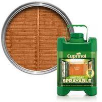 cuprinol one coat sprayable autumn gold matt shed fence treatment 5l