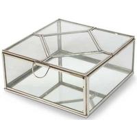 Culinary Concepts Large Art Deco Glass Trinket Box