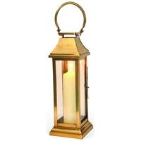 Culinary Concepts Station Antique Brass Large Lantern