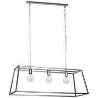 Culinary Concepts Vienna Dull Chrome Triple Trapeze Chandelier