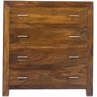 Cuba Sheesham 4 Chest of Drawer