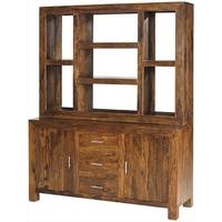 Cuba Sheesham Large Multi Shelf Dresser