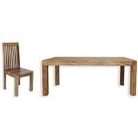 cuban mango dining set with 6 chairs