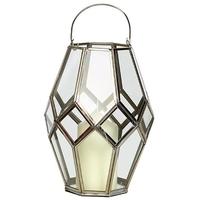 Culinary Concepts Small Deco Art Octagon Glass Candle Holder
