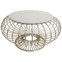 culinary concepts gold solar marble coffee table