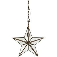 Culinary Concepts Small Antique Copper Star Pendant Light