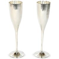 Culinary Concepts Ribbed Champange Chalices (Pair)