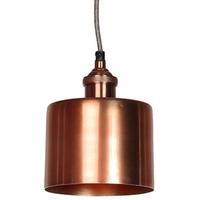 Culinary Concepts Moderne Prohibition Antique Copper Fitment with Small Cylinder Shade