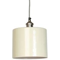 Culinary Concepts Moderne Prohibition Polished Nickel Fitment with Large Cream Cylinder Shade
