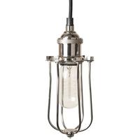 Culinary Concepts Prohibition Pendant Polished Nickel with Radio Valve Cage