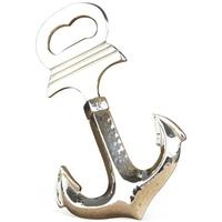 culinary concepts nickel anchor bottle opener and corkscrew