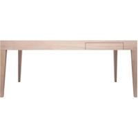 Cubo Oak Rectangular Dining Table with Drawer