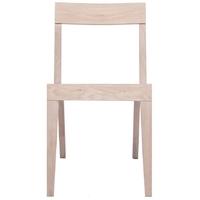Cubo Oak Dining Chair with Wooden Seat