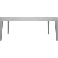 cubo grey rectangular dining table without drawer