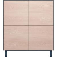 Cubo Blue Square Cabinet 4 Doors