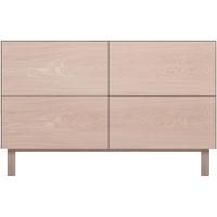 Cubo Oak Rectangular Cabinet 4 Drawers