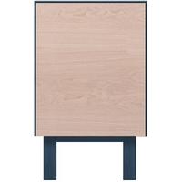 Cubo Blue Side Table 1 Door