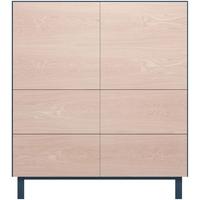 Cubo Blue Square Cabinet 2 Doors and 4 Drawers