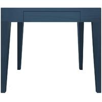 cubo blue square dining table with drawer