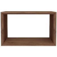 Cube Teak Closed Small Coffee Table