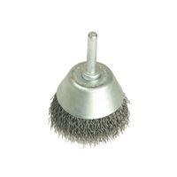 cup brush with shank d70mm x 25h x 030 steel wire