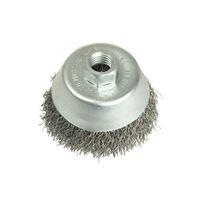 Cup Brush 75mm M14 x 0.35 Steel Wire