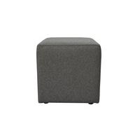 Cube Footstool in Hudson Bay Smoke