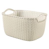 curver basket rectangle knit 8 litre