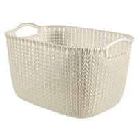 Curver Basket Rectangular Knit 19 Litre