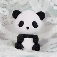 Cute Detachable Panda Shaped Eraser (Random Color x 2 PCS)