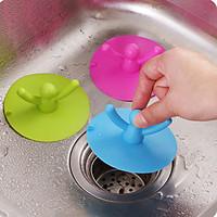 Cup cover Silicone Can Pool Water Plugging Plug Kitchen Bathroom Odor Sewer Lid Random Color