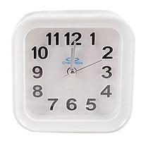 Cute Shape Novelty Mute Plastic Alarm Clock (Random Color)