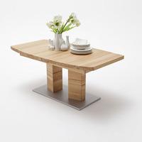 Cuneo Extendable Dining Table Boat Shape Large In Core Beech