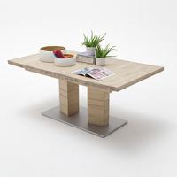 Cuneo Extendable Rectangular Dining Table Large In Bianco Oak