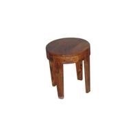 Cube Sheesham Round Small Table