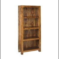 cube sheesham bookcase unit