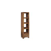 Cube Sheesham Slim Jim Bookcase Unit