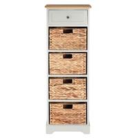 Cullen Wooden Chest of Drawers In Grey With 5 Drawers