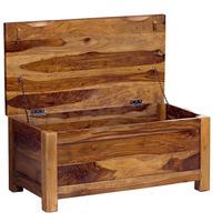 Cube Sheesham Blanket Box