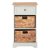 Cullen Wooden Bedside Cabinet In Grey With 2 Drawers