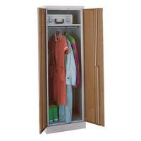 CUPBOARD - CLOTHES BROWN AND BEIGE