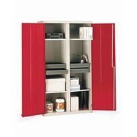 CUPBOARD STORAGE D.GREY DOORS mm WITH 4 SHELVES