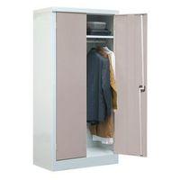 cupboard clothes cw hat shelf coat rail lgrey doors