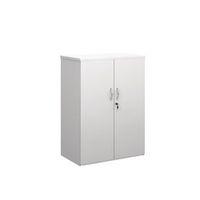 CUBOARDS WHITE 2 x ADJ SHELFS W800XD500XH1090