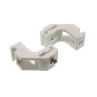 Curtain Rail Glide Track Bracket to Fit Drape Silver White ( pack of 100 )