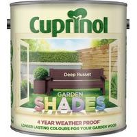 cuprinol garden shades deep russett 25l