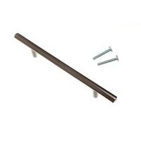 cupboard door pull t bar handle black nickel 96mm with screws pack of  ...