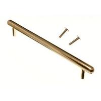 cupboard door pull t bar handle eb brass plated 128mm screws pack of 2 ...